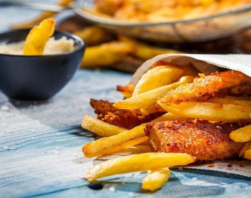 Fish and Chips από τον Jamie Oliver